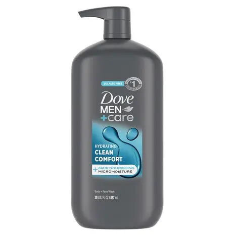 2 Big Bottles Dove Men+Care Body Wash 1