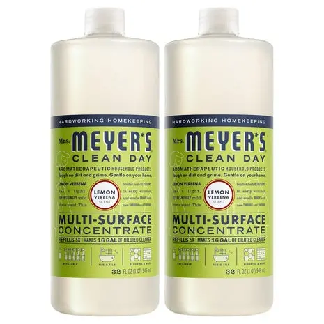2 Bottles Mrs. Meyer's Clean Day Multi Surface Everyday Concentrate 1