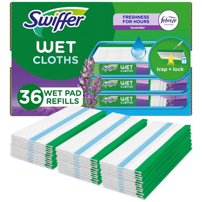 2-Count (36Ct X 2Ct) Swiffer Sweeper Wet Mopping Cloth Multi Surface Refills 1