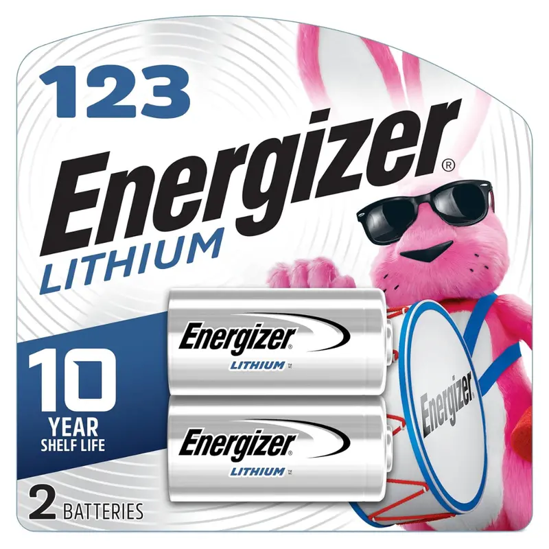 2-Count Energizer Lithium 123 3V Photo Batteries 1