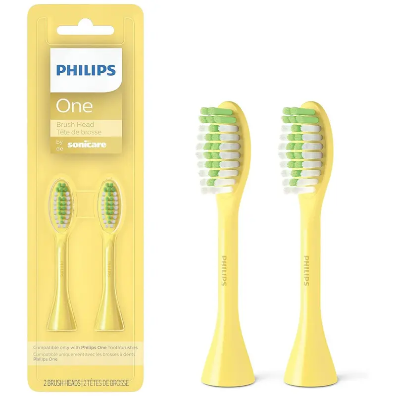 2-Count Philips One By Sonicare Brush Heads (Various Colors) 1