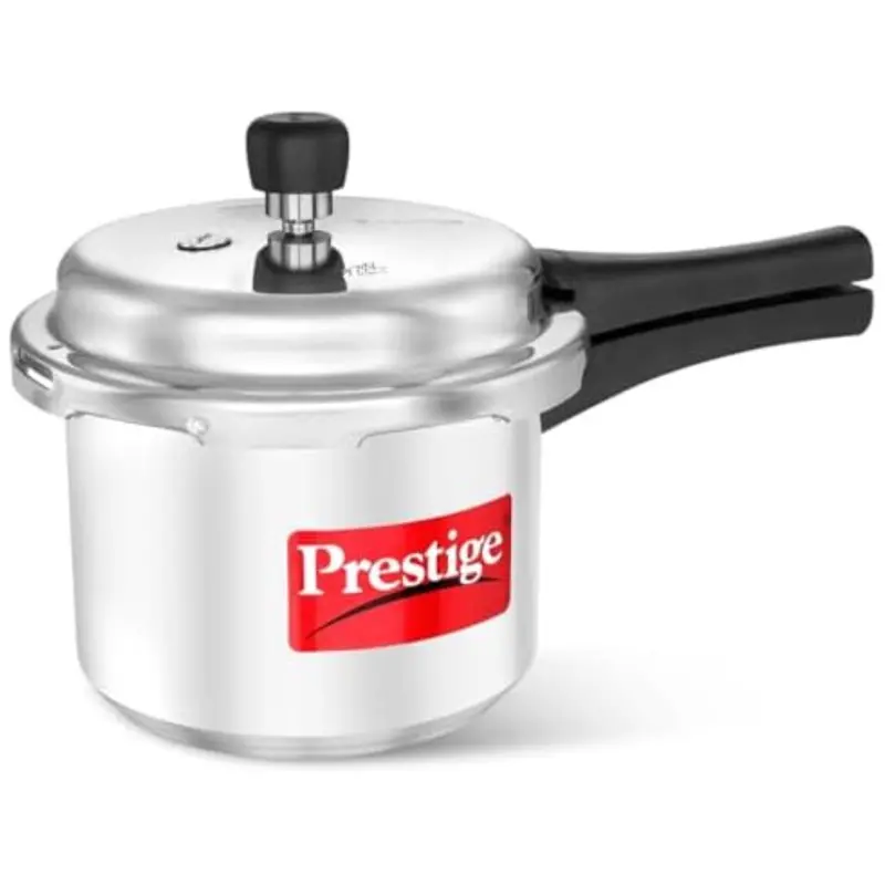 2-Count Prestige Prp3 3-Liter Pressure Cooker (Silver, Aluminum) 1