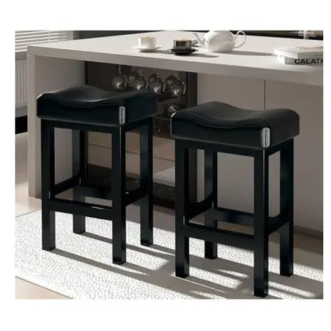 2 Counter Height Kitchen Island Bar Stools 1