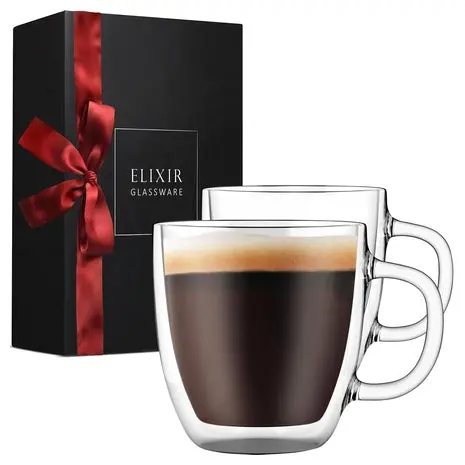 2 Double Wall Coffee Mugs 1