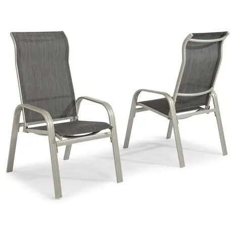 2 Homestyles Captiva Gray Outdoor Chairs 1