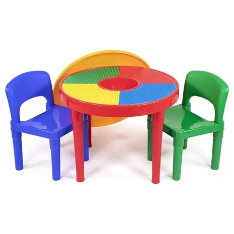 2-In-1 Building Block Tabletop With Chairs 1