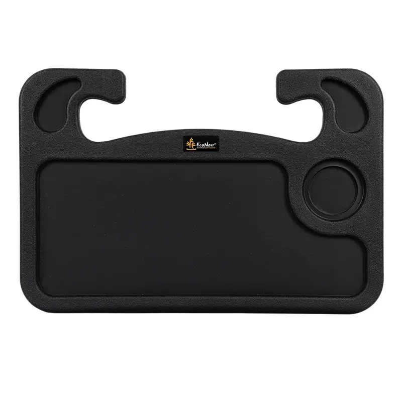 2 In 1 Car Steering Wheel Desk Drinks Holder Tray 1