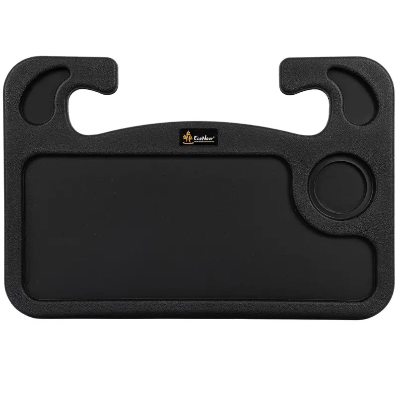 2 In 1 Car Steering Wheel Desk Drinks Holder Tray 1
