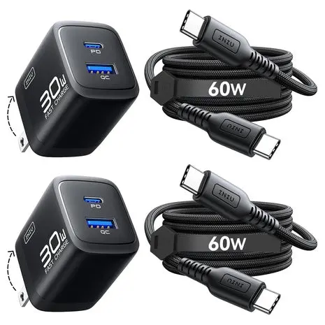 2 Iniu 30W Usb-C Chargers With Cables 1