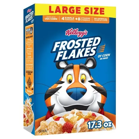2 Large Size Boxes Of Frosted Flakes Cereal 1