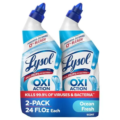 2 Lysol Toilet Bowl Cleaner Gels 1