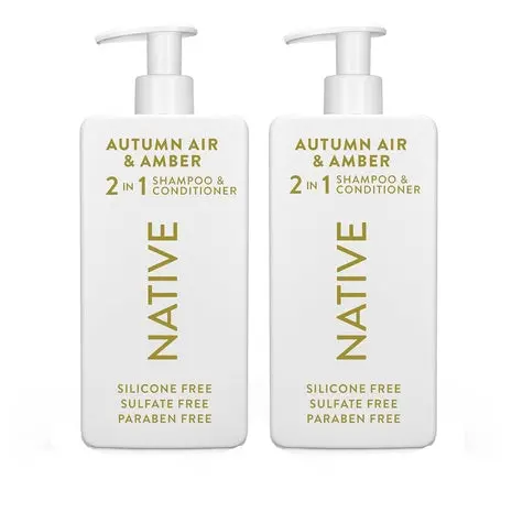 2 Native 2-In-1 Shampoo & Conditioner Bottles 1