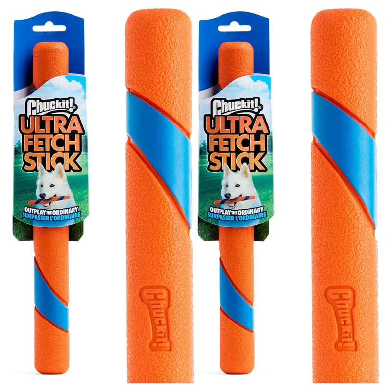 2-Pack 12" Chuckit! Ultra Fetch Stick Outdoor Interactive Dog Toy 1