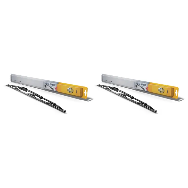 2-Pack 16" All Seasons Streak-Free Rubber Standard Wiper Blade 1