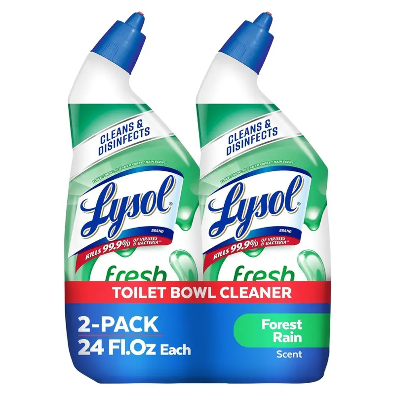 2-Pack 24-Oz Lysol Toilet Bowl Cleaner Gel (Forest Rain Scent) 1