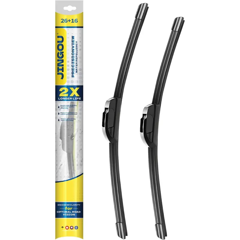 2-Pack 26" + 16" Front Windshield Wiper Blades (Various) 1