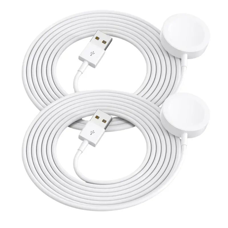 2-Pack 3.3Ft Usb Magnetic Wireless Fast Apple Watch Charger (Various) 1