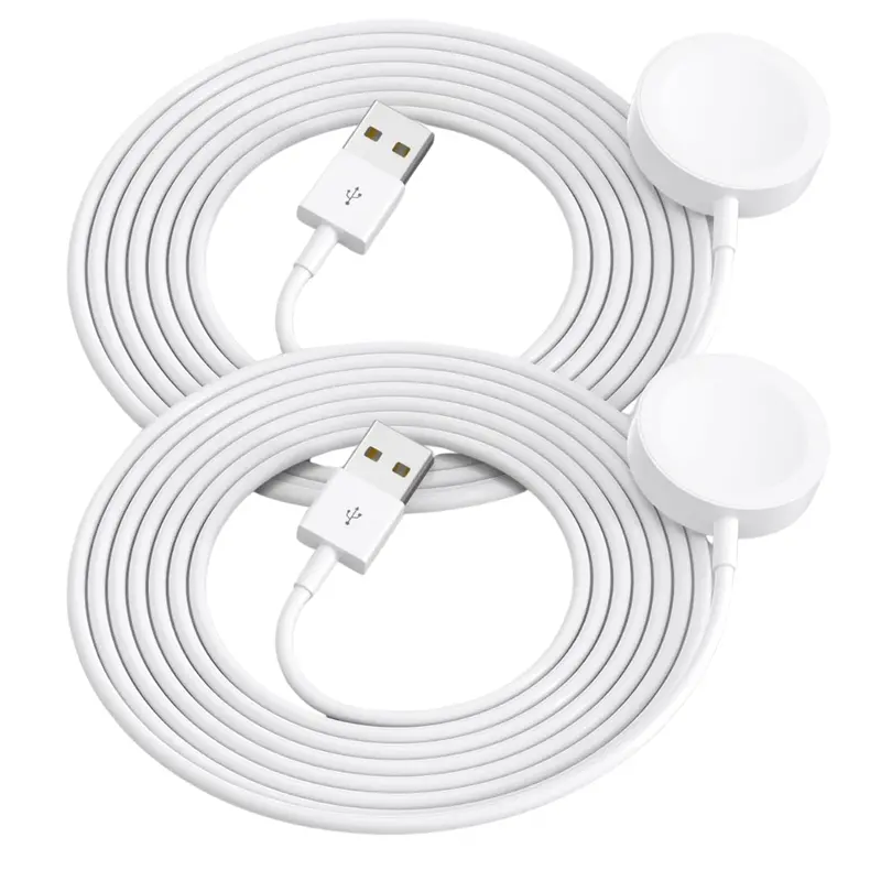 2-Pack 3.3Ft Usb Magnetic Wireless Fast Apple Watch Charger (Various) 1