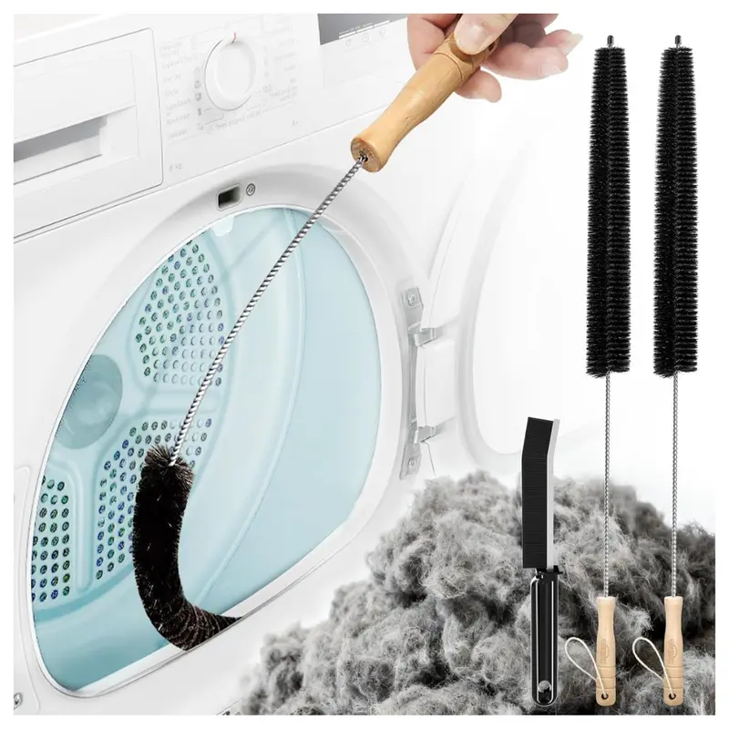 2-Pack 304 Stainless Steel Dryer Vent Cleaner Kit 1