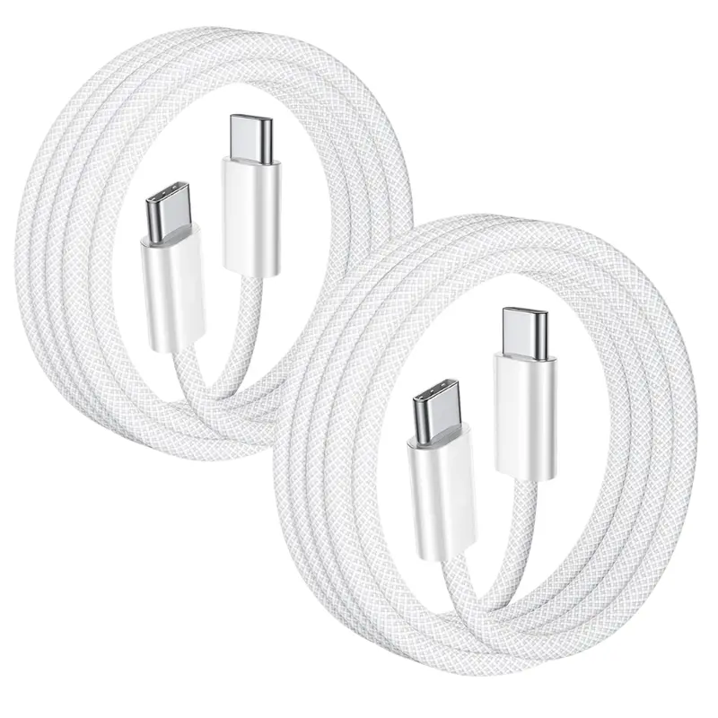 2-Pack 3Ft 60W Usb-C To Usb-C Braided Charging Cables 1