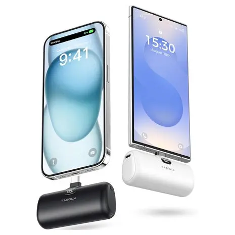 2-Pack 5,000Mah Mini Usb-C Portable Chargers 1