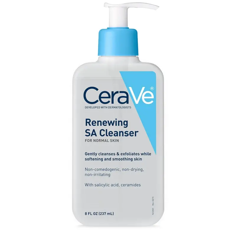 2-Pack 8-Oz Cerave Renewing Sa Cleanser Salicylic Acid Face Wash 1