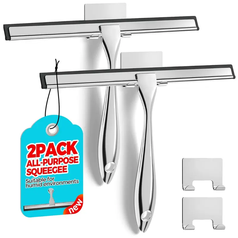 2 Pack All-Purpose Squeegee For Glass 1