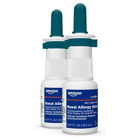 2-Pack Amazon Basic Care Nasal Allergy Spray 1
