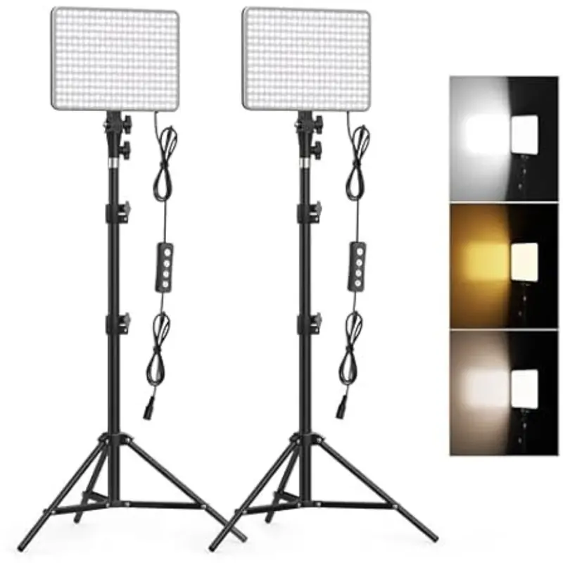 2-Pack Anautin 30W Upgraded Photography Lighting Kit 1