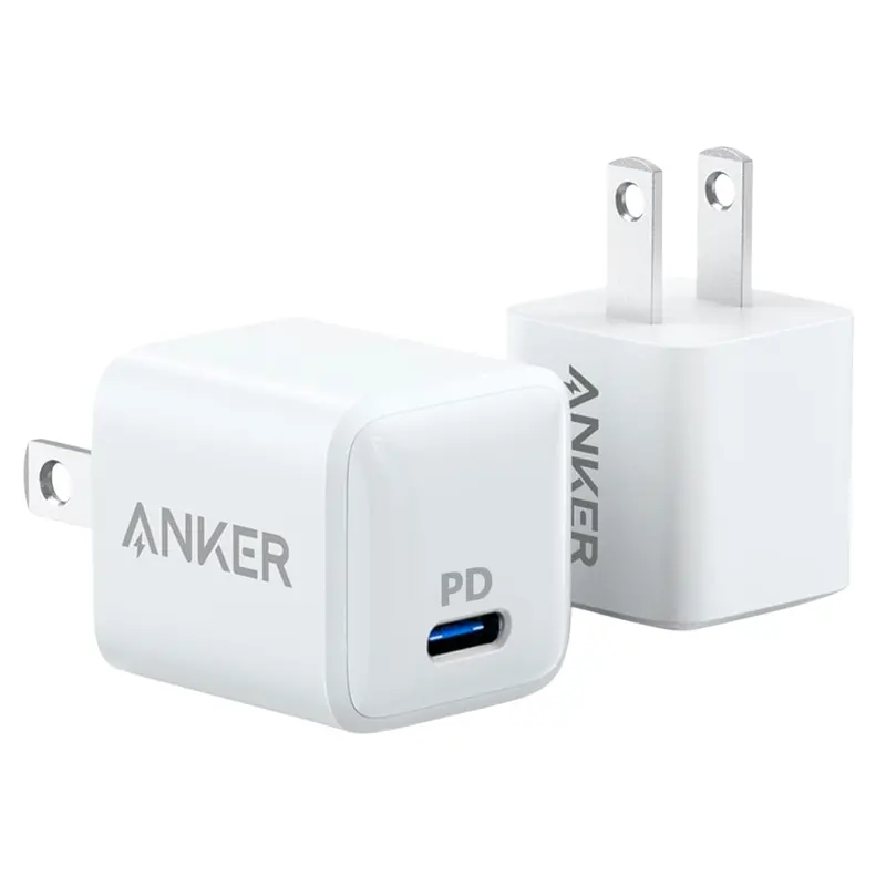 2-Pack Anker Nano 20W High Speed Usb C Wall Charger 1
