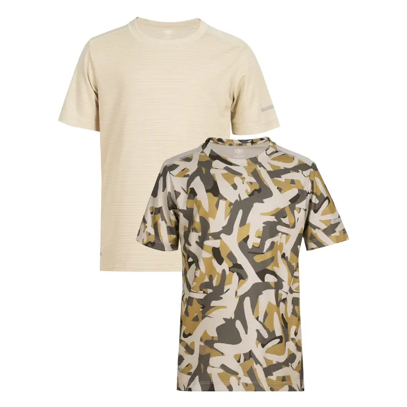 2-Pack Athletic Works Boys Active Short Sleeve T-Shirts 1