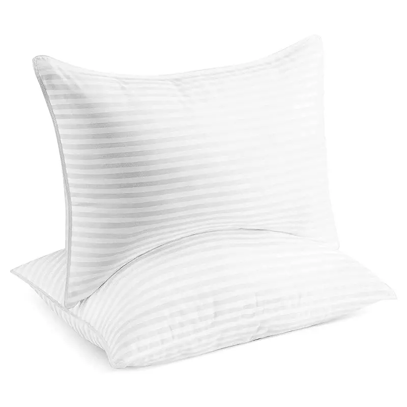 2-Pack Beckham Hotel Collection Queen Luxury Plush Gel Pillows 1