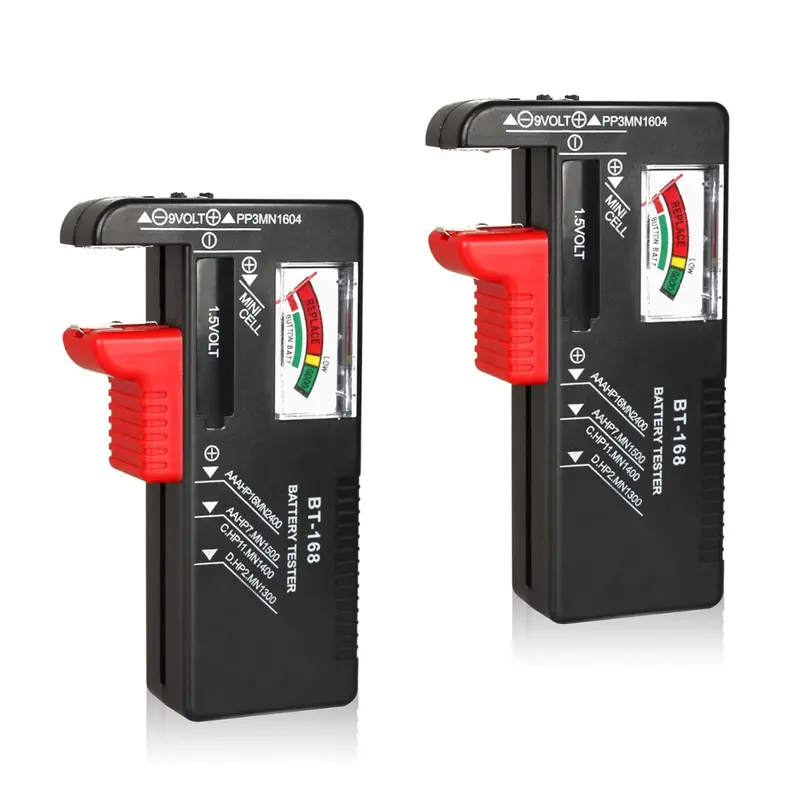 2-Pack Bt-168 Universal Battery Tester Checker 1