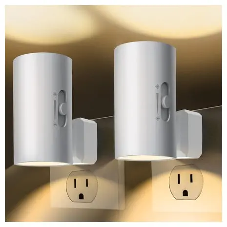 2-Pack Dimmable Led Plug-In Night Lights 1