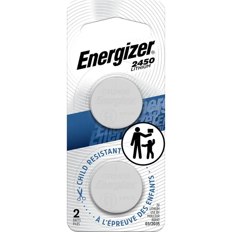 2-Pack Energizer 2450 Lithium Coin Battery 1