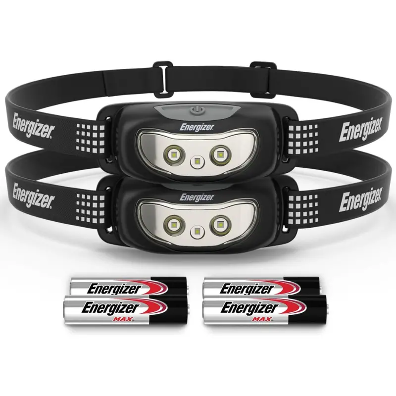 2-Pack Energizer Universal Plus Led Headlamp With Batteries 1