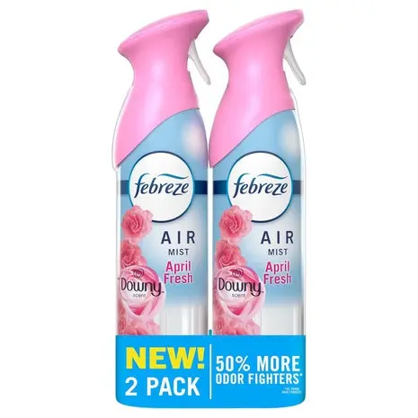 2-Pack Febreze Air Freshener Spray (Downy April Fresh) 1