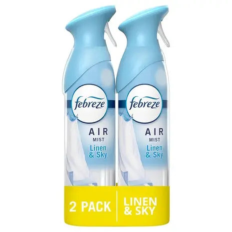 2-Pack Febreze Air Freshener Spray (Linen & Sky) 1