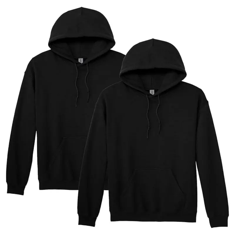 2-Pack Gildan Men's Heavy Blend Fleece Hooded Sweatshirt 1