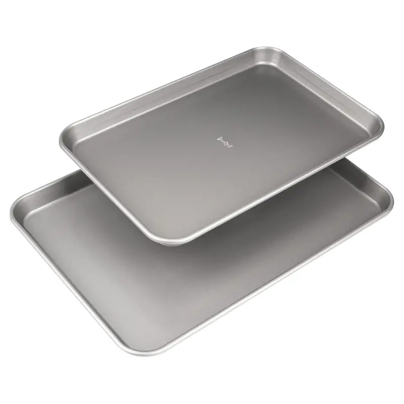 2-Pack Goodful Carbon Steel Nonstick Cookie Baking Sheet Set 1