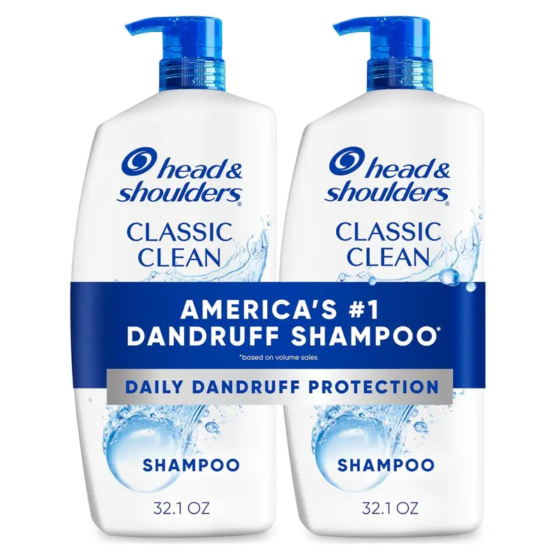 2-Pack Head And Shoulders 32.1Oz Anti Dandruff Shampoo (Classic Clean) 1