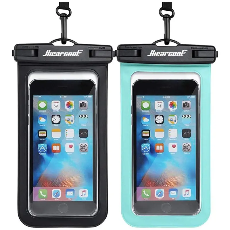 2-Pack Hiearcool Ipx8 Waterproof Phone Pouch 1