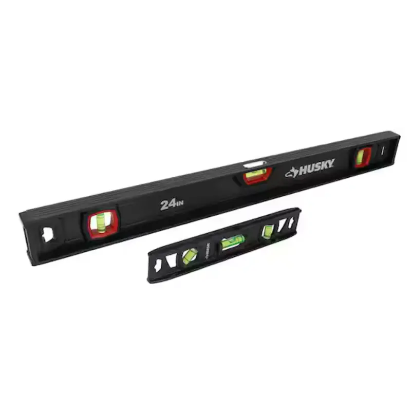 2-Pack Husky 9" Torpedo & 24" Aluminum Level 1