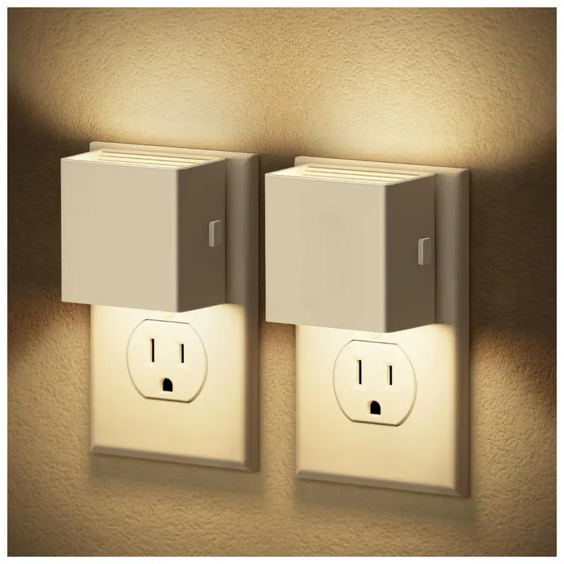 2-Pack Jandcase Plug Into Wall Night Light 1
