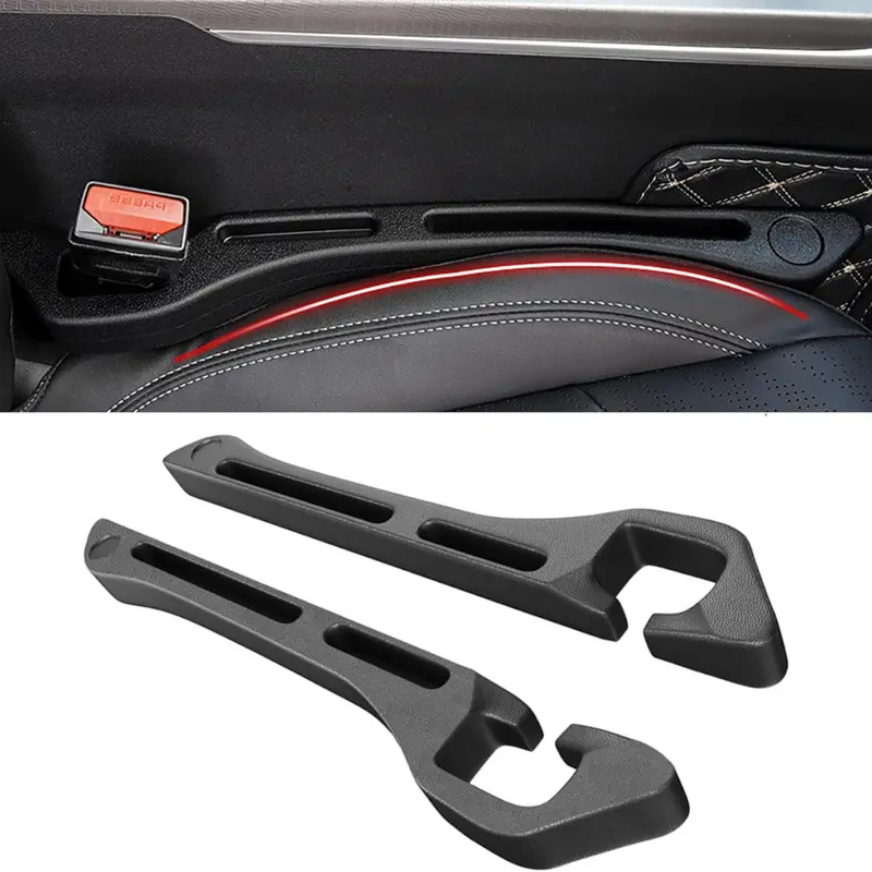 2-Pack Jcl Soft Universal Car Seat Gap Filler 1