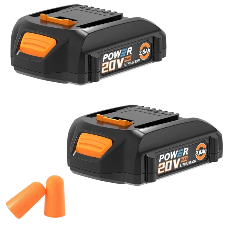 2-Pack Koedsion 3.6Ah Wa3525 20V Battery Replacement For Worx 1