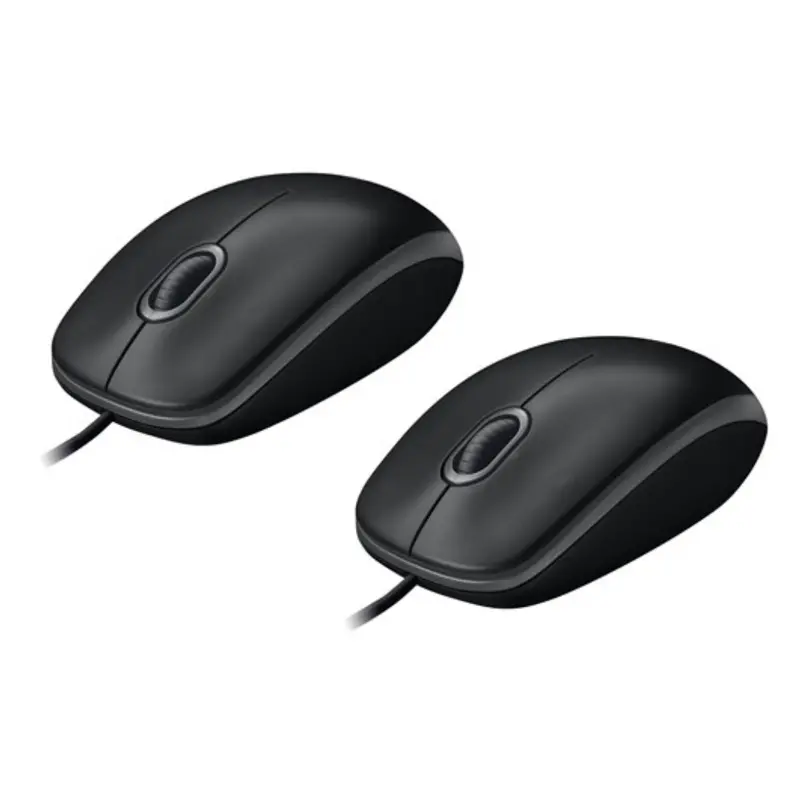 2-Pack Logitech M100 Wired Usb Mouse 1
