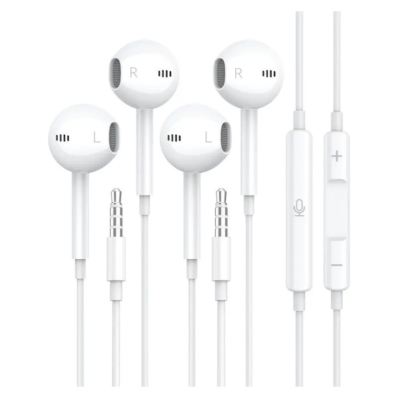 2-Pack Mfi Certified 3.5Mm Wired Headphones 1