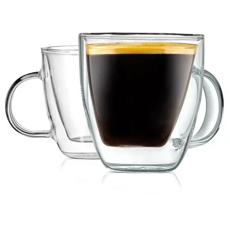 2-Pack Nutrichef Double Walled Espresso Cups 1