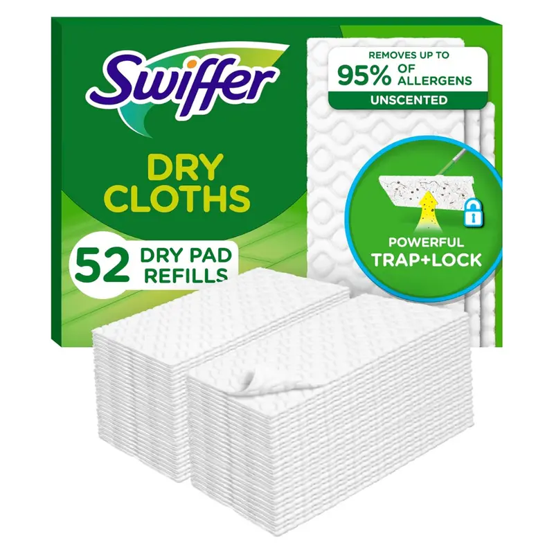 2-Pack Of 52-Count Swiffer Sweeper Dry Sweeping Pad Refills 1